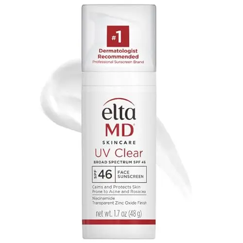 EltaMD UV Clear Face Sunscreen SPF 46 bottle with pump