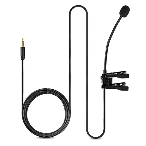 Movo ACM400 flexible gooseneck omnidirectional microphone for action cameras