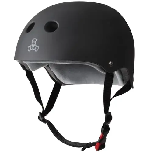 Triple Eight Certified Sweatsaver multi-sport helmet in black glitter