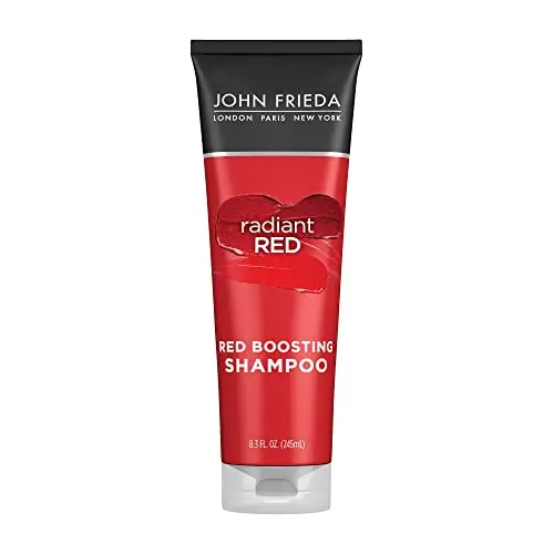 John Frieda Radiant Red Boosting Shampoo bottle