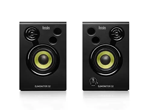 Hercules DJMonitor 32 pair of black active monitor speakers