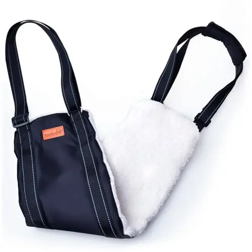 LOOBANI grey dog sling harness for rear leg support and mobility