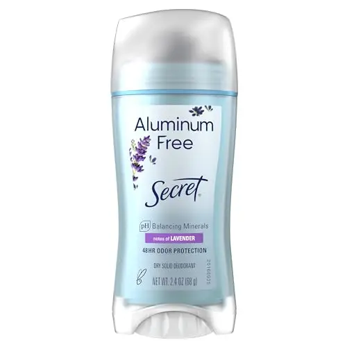 Secret Aluminum Free Deodorant stick in Lavender scent