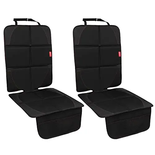 MORROLS 2-Pack Black Car Seat Protectors with thick padding