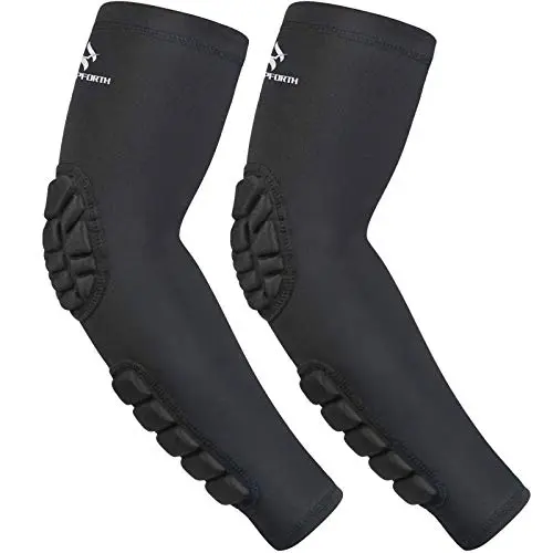 HOPEFORTH compression elbow sleeves showing ergonomic particle padding