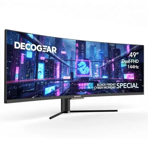 Deco Gear 49-inch super ultrawide curved monitor