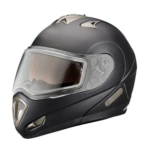 Polaris Modular 1.0 snowmobile helmet in matte black