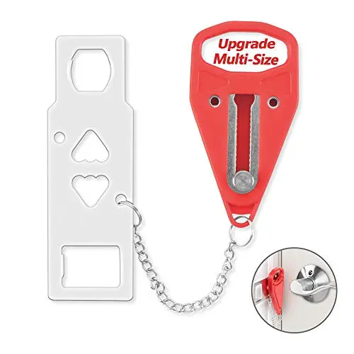 AceMining basic portable door lock in red
