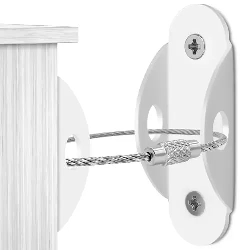 4our Kiddies stainless steel furniture anchor kit in a pack of 10