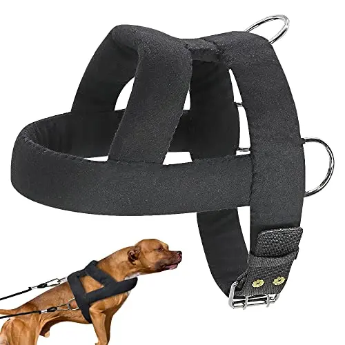 Forestpaw Heavy Duty Sled Dog Training Harness in black