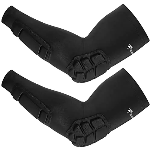 Newbyinn padded arm sleeves showing double wavy silicone strips