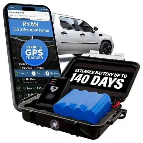 Lightning GPS GL300 tracker with extended battery and magnetic mounting