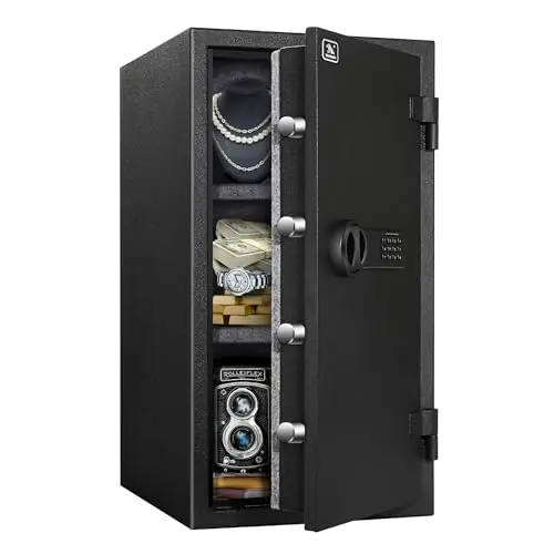 TIGERKING 3.47 cubic foot UL certified fireproof digital safe for home