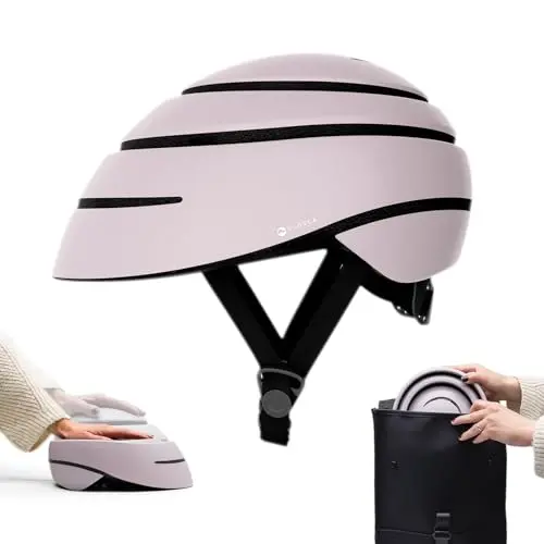 CLOSCA foldable urban bike helmet showing compact design