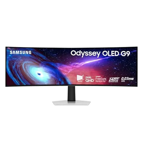 Samsung 49-inch Odyssey OLED ultrawide curved gaming monitor