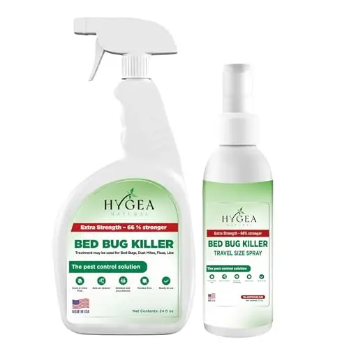 Hygea Natural bed bug killer kit with two spray bottles