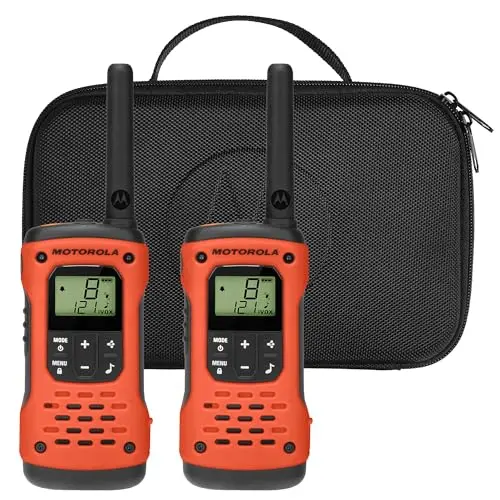 Motorola T605 H2O orange and black waterproof floating walkie talkie