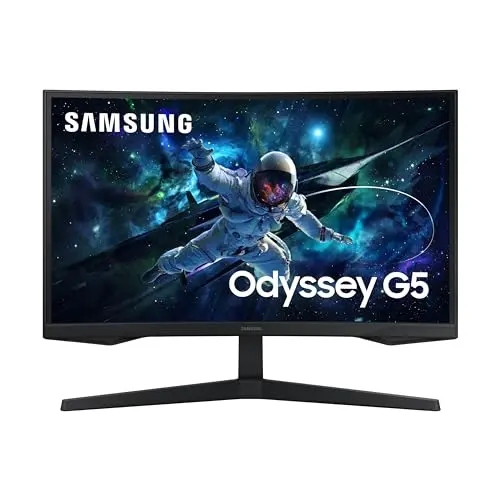 Samsung 27-inch Odyssey G55C curved gaming monitor