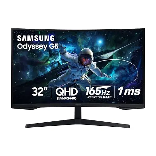 Samsung 32 inch Odyssey curved gaming monitor