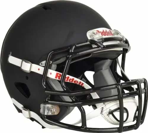 Riddell Victor-i Youth Football Helmet with facemask in black
