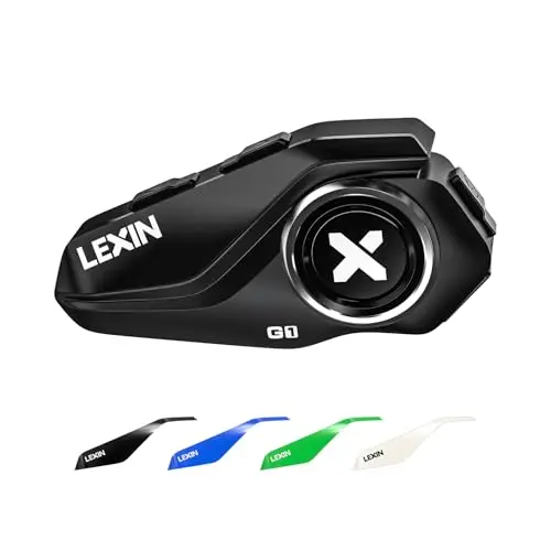LEXIN G1 motorcycle helmet Bluetooth speakers with colorful faceplates