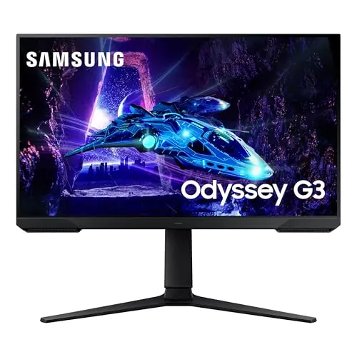 Samsung Odyssey G3 27-inch gaming monitor with adjustable stand