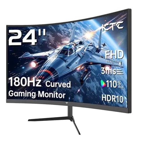 KTC 24 inch curved gaming monitor with 165Hz refresh rate