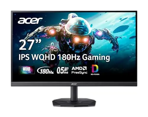 Acer Nitro 27-inch WQHD gaming monitor with zero-frame design