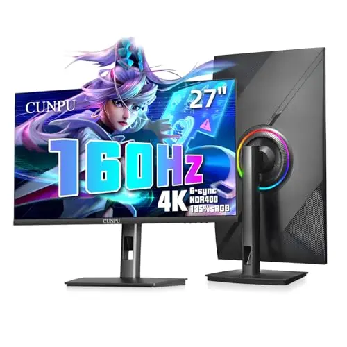 CUNPU 27 inch 4K 160Hz gaming monitor for PS5