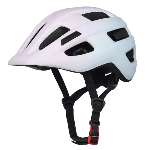 AUKA toddler bike helmet in black with multiple ventilation vents
