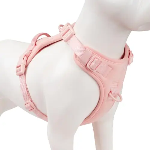 Light pink Sunraymascota vest harness for dogs