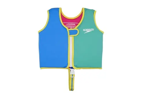 Speedo Unisex-Child Swim Flotation Classic Life Vest in blue