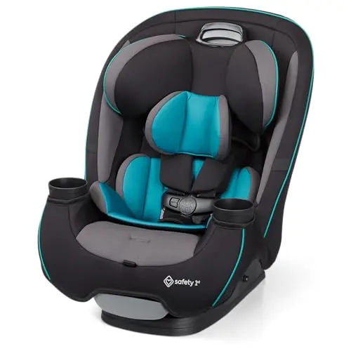 Safety 1st Grow and Go All-in-One slim convertible car seat in Green Gables color.