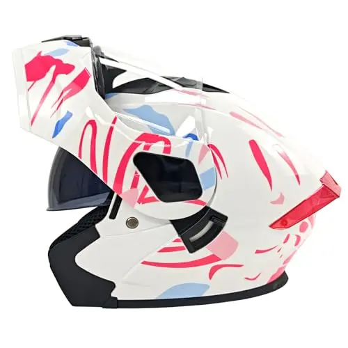 SanQing golden feather modular motorcycle helmet