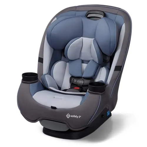 Safety 1st Grow and Go All-in-One Slim convertible car seat in Alaskan Blue.