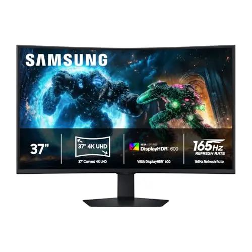 Samsung 37-inch Odyssey G7 curved 4K gaming monitor