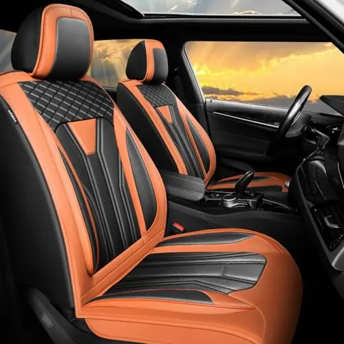 Conjie custom-fit leather seat covers for Jeep Wrangler 4-door models
