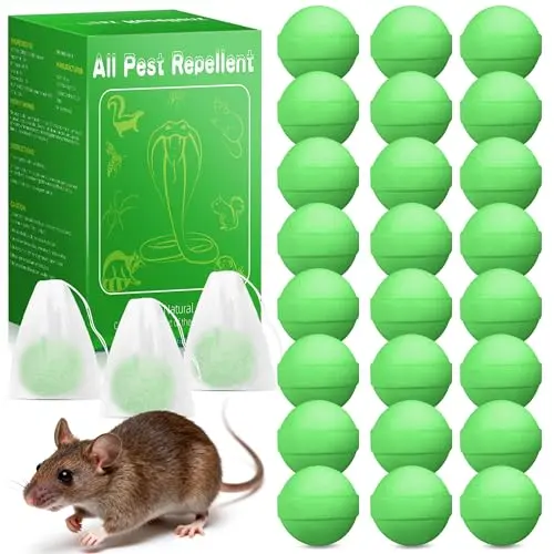 Motrapso 24 Pack Natural Skunk Rodent Repellent tablets in mesh bags