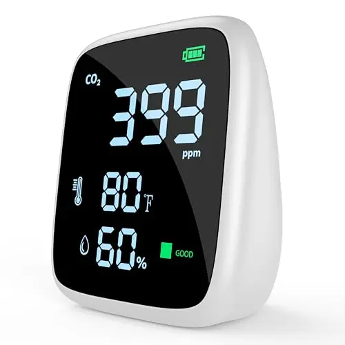 Dienmern 5-in-1 portable CO2 air quality monitor