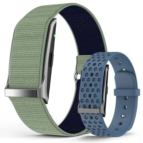 EGQINR minimalist screenless fitness bracelet in blue